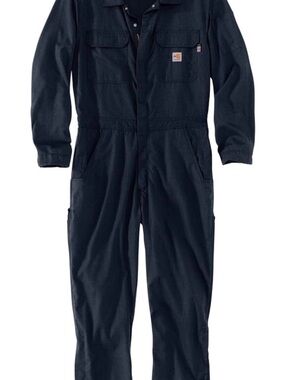 Carhartt Men’s XL FR Dark Navy Flame Resistant Coveralls